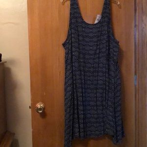 Skater dress with open back